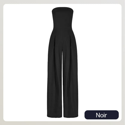 Jumpsuit sans manches avec poches