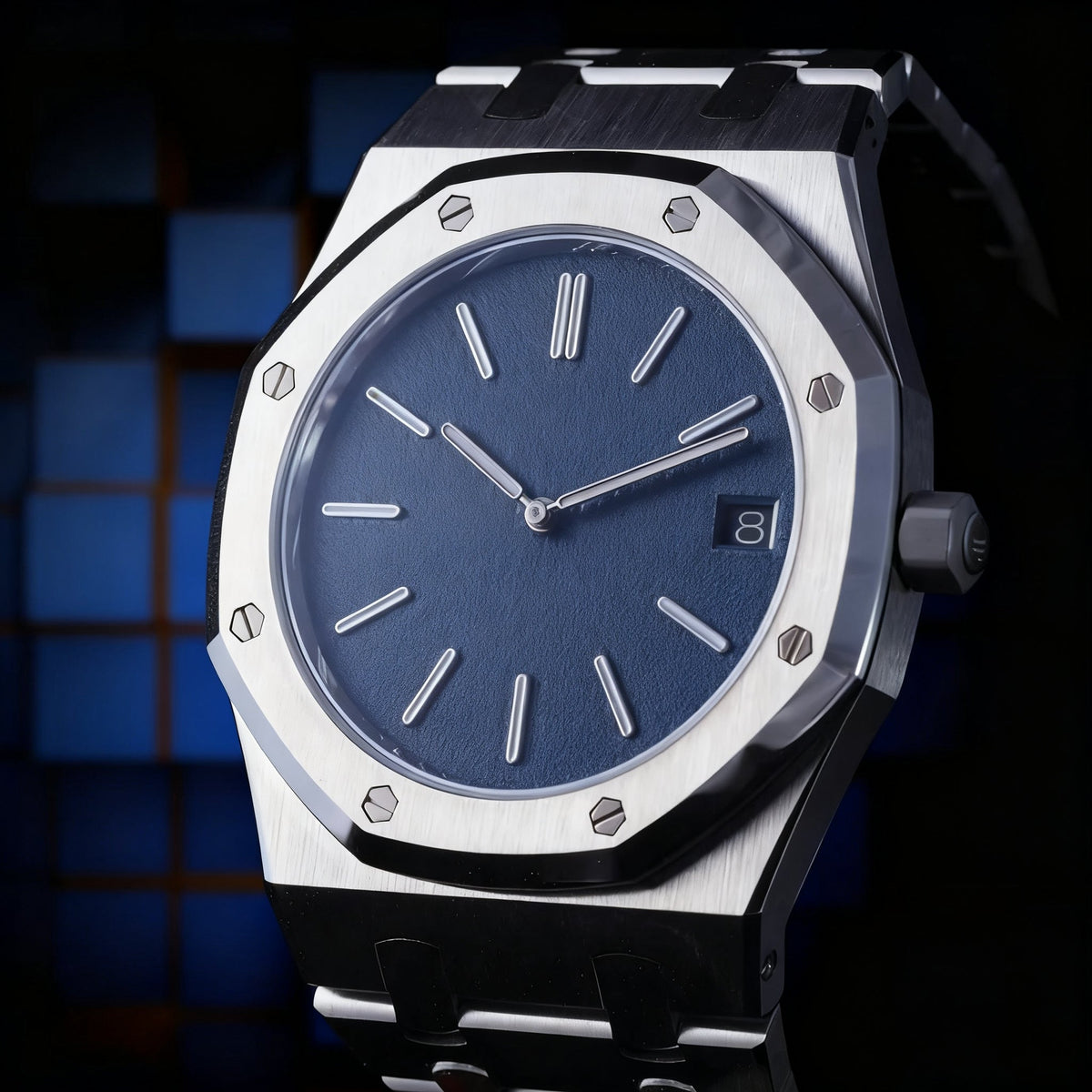 Reloj analógico clásico de pulsera elegante