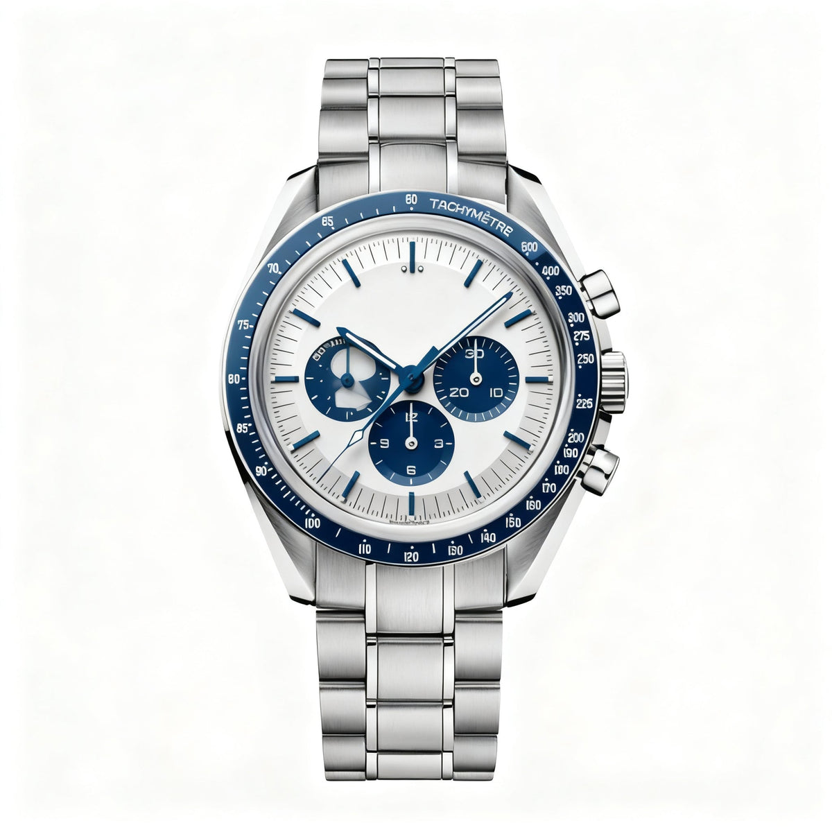 Reloj elegante en color plata