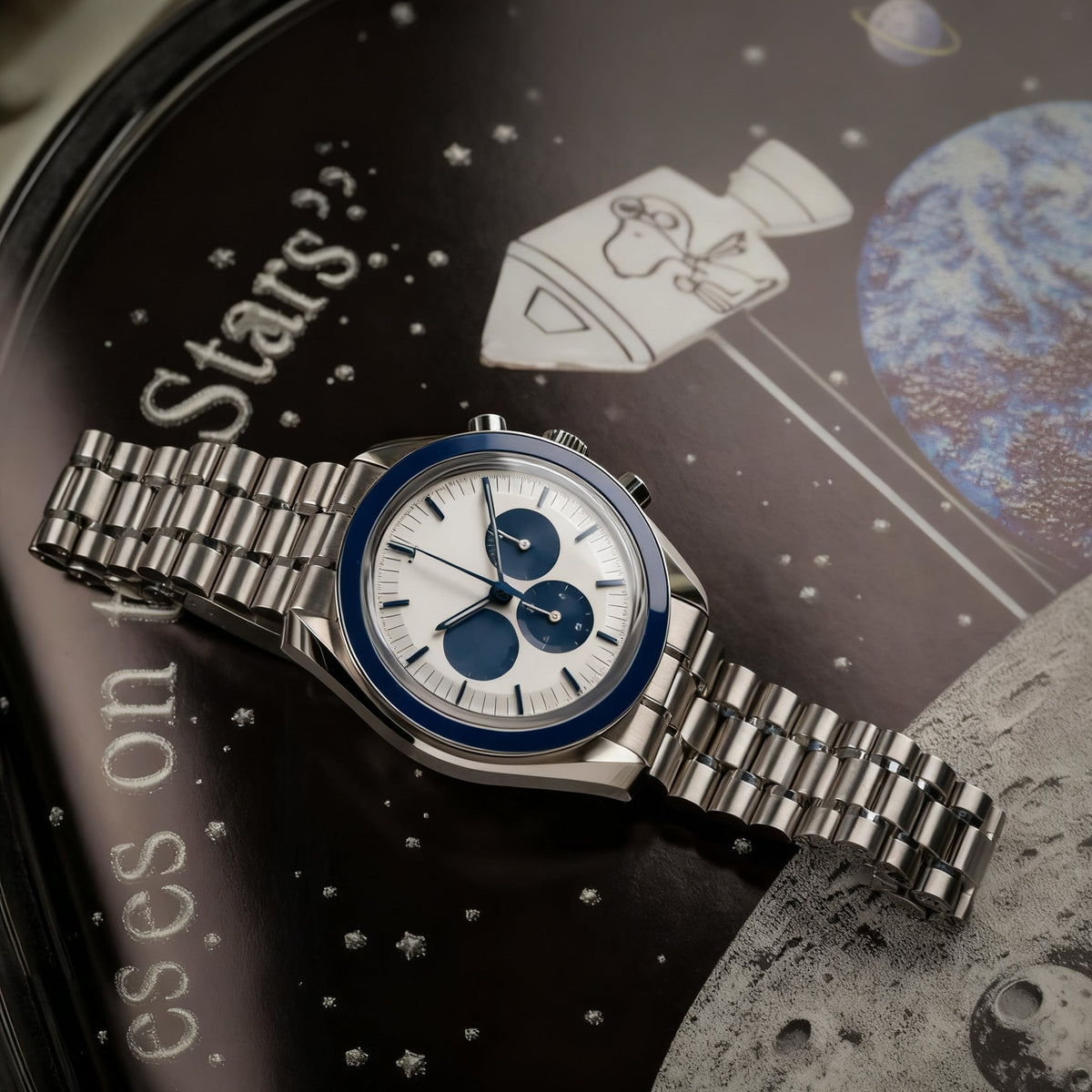 Reloj elegante en color plata
