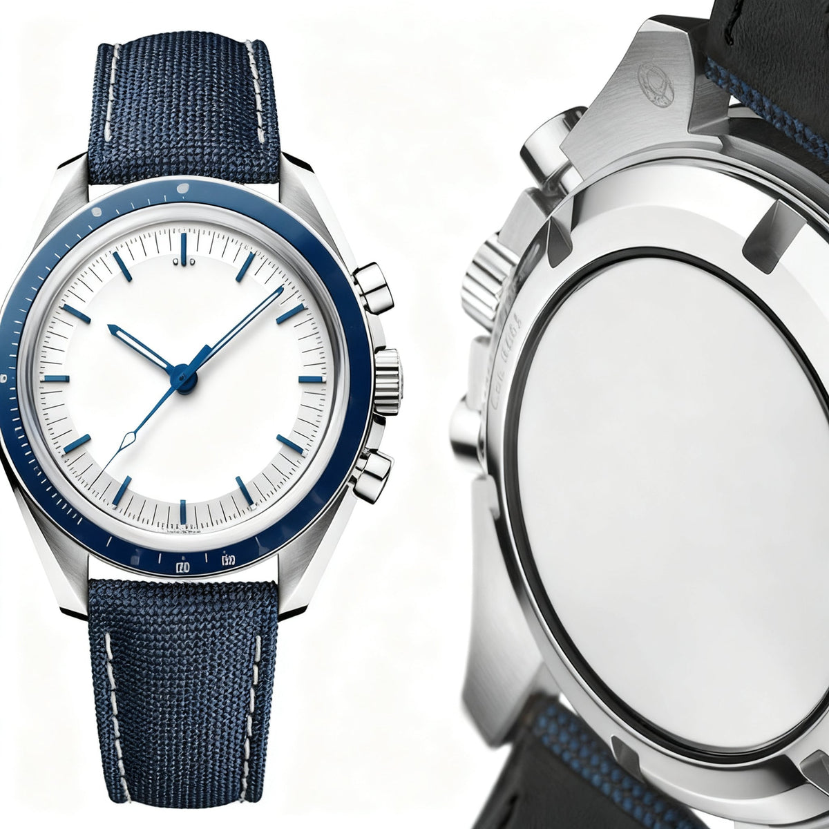 Reloj elegante en color plata